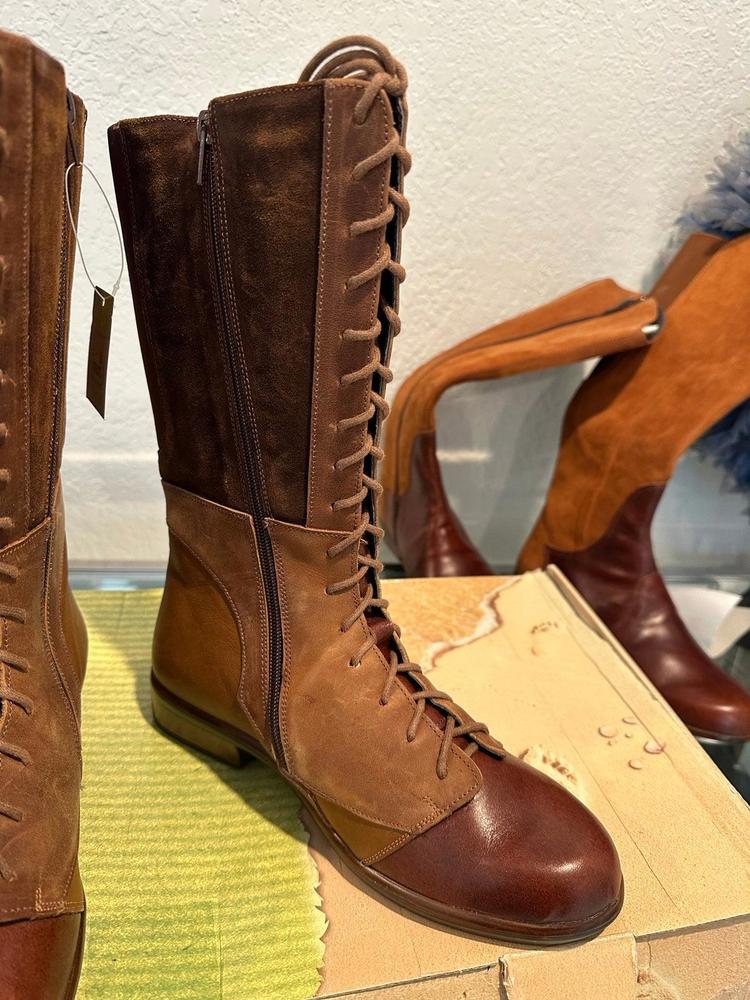 Naot Tide lace up mid calf leaher boots (size 38)